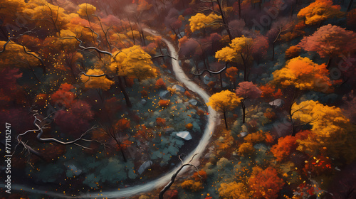 Autumn road, the breath of autumn © jiejie