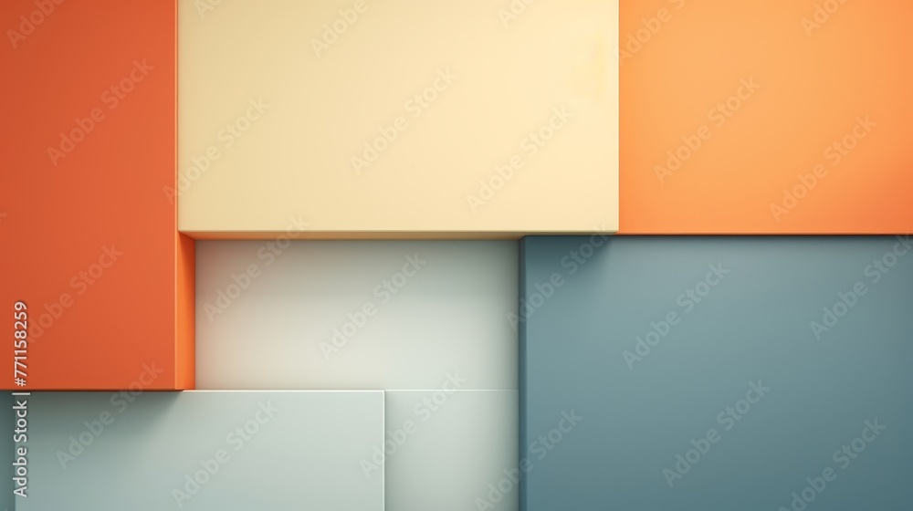 Abstract background focusing on minimalist design flat laid from the top view perspective with room for creativity  AI generated illustration