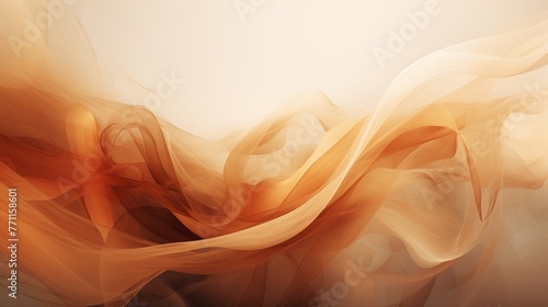 Abstract Digital Art in Warm Earth Tones AI generated illustration