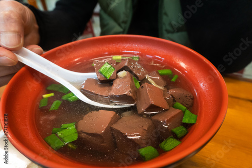 pig's blood soup
