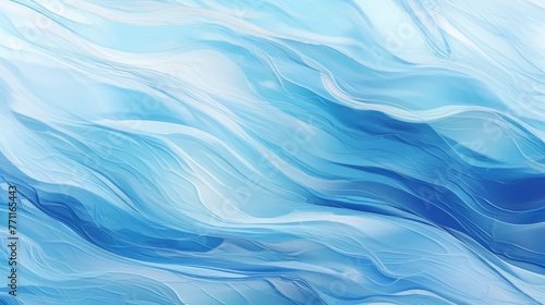 Abstract Water Ripples in Shades of Blue AI generated illustration