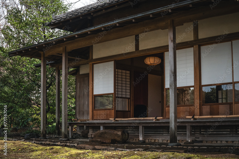 old house in the forest in japan old house in the forest in japan