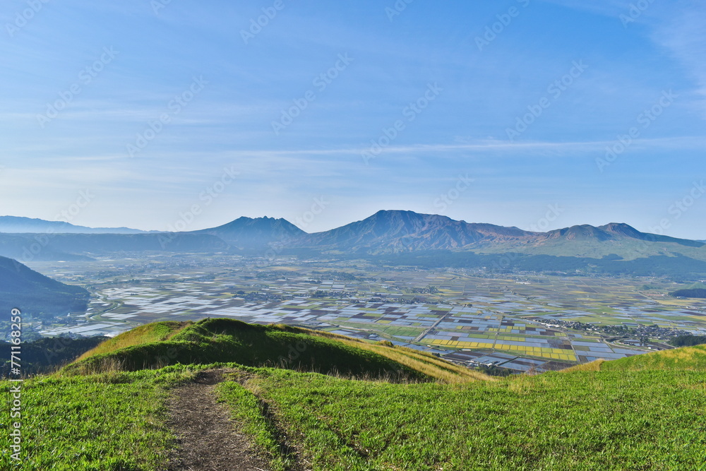 Fototapeta premium 大観峰 阿蘇 熊本 九州