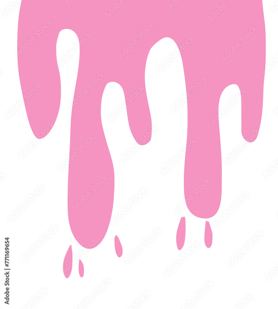 pink polish drip ilustration cream strawberry pink polish drip ilustration cream strawberry