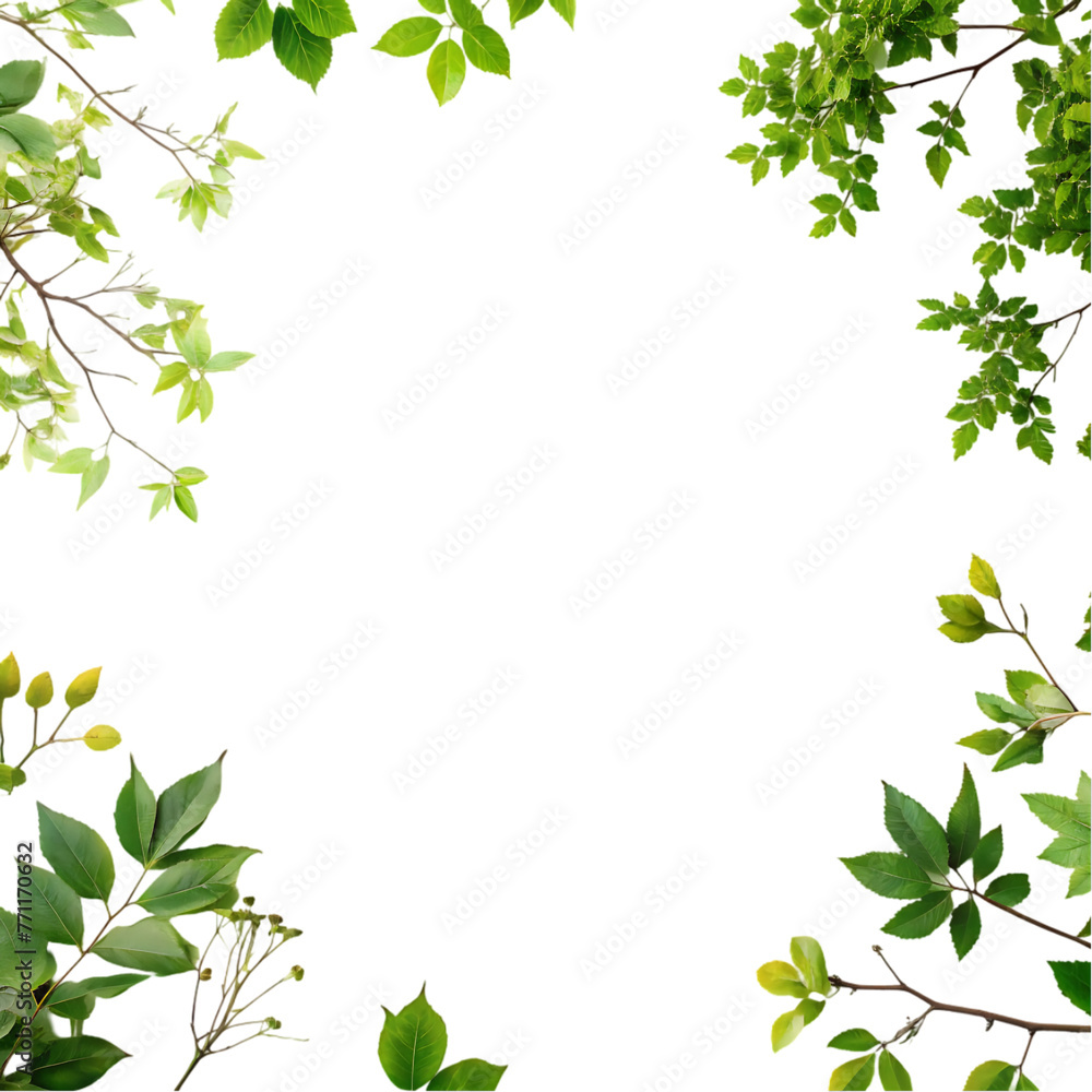 Fototapeta premium tree branch on transparent background