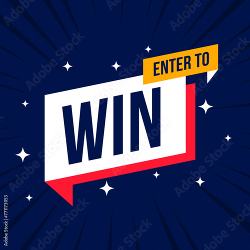 enter now and play to win big prizes template for business promo
