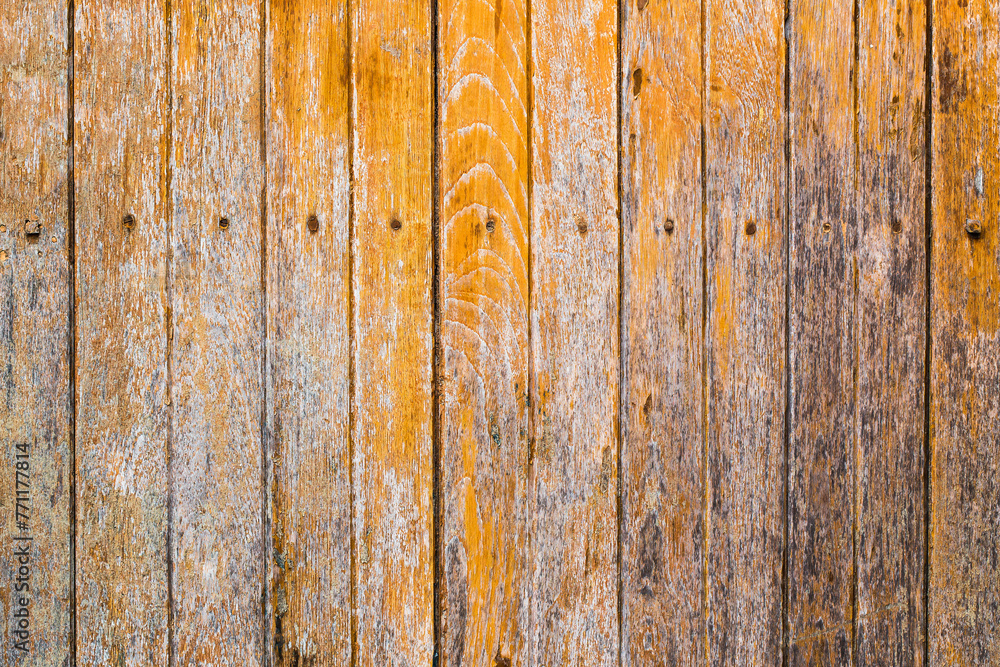 Naklejka premium brown wooden texture wall pattern background texture.
