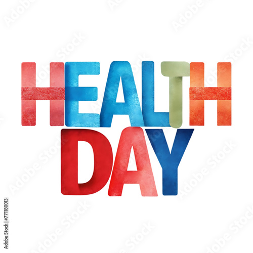 world health day card png