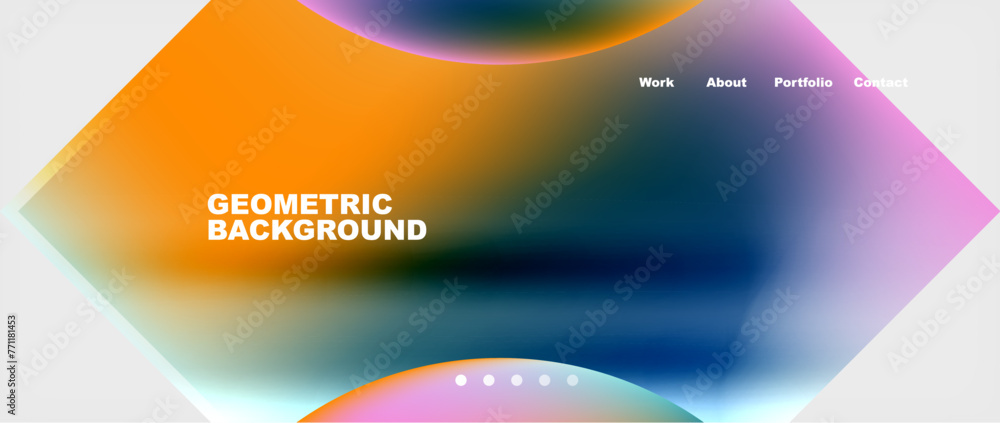 Minimal geometric web site page template design. Vector Illustration For Wallpaper, Banner, Background, Card, Book Illustration, landing page Minimal geometric web site page template design. Vector Illustration For Wallpaper, Banner, Background, Card, Book Illustration, landing page