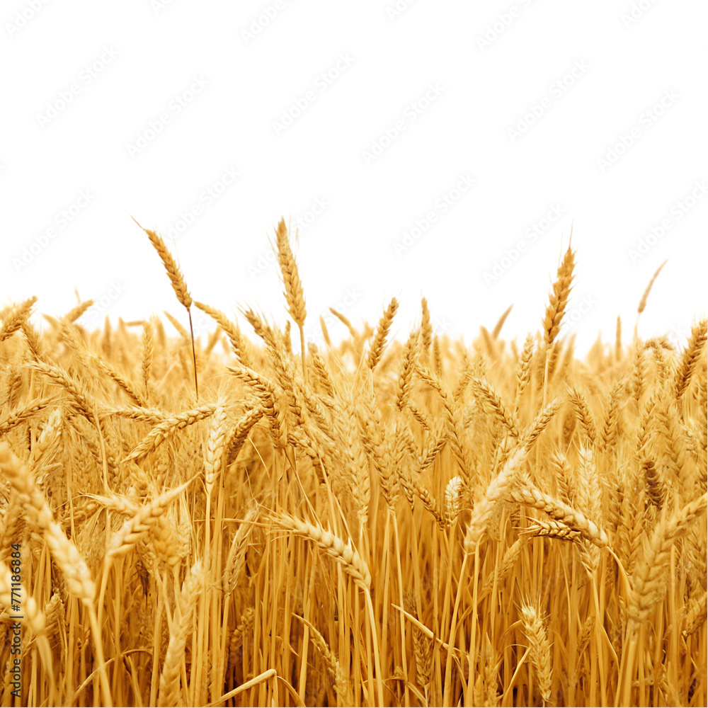 Fototapeta premium wheat field isolated