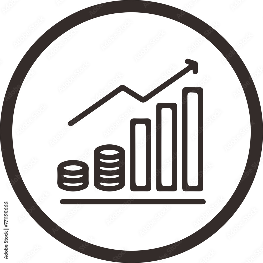 circle flat business icon circle flat business icon