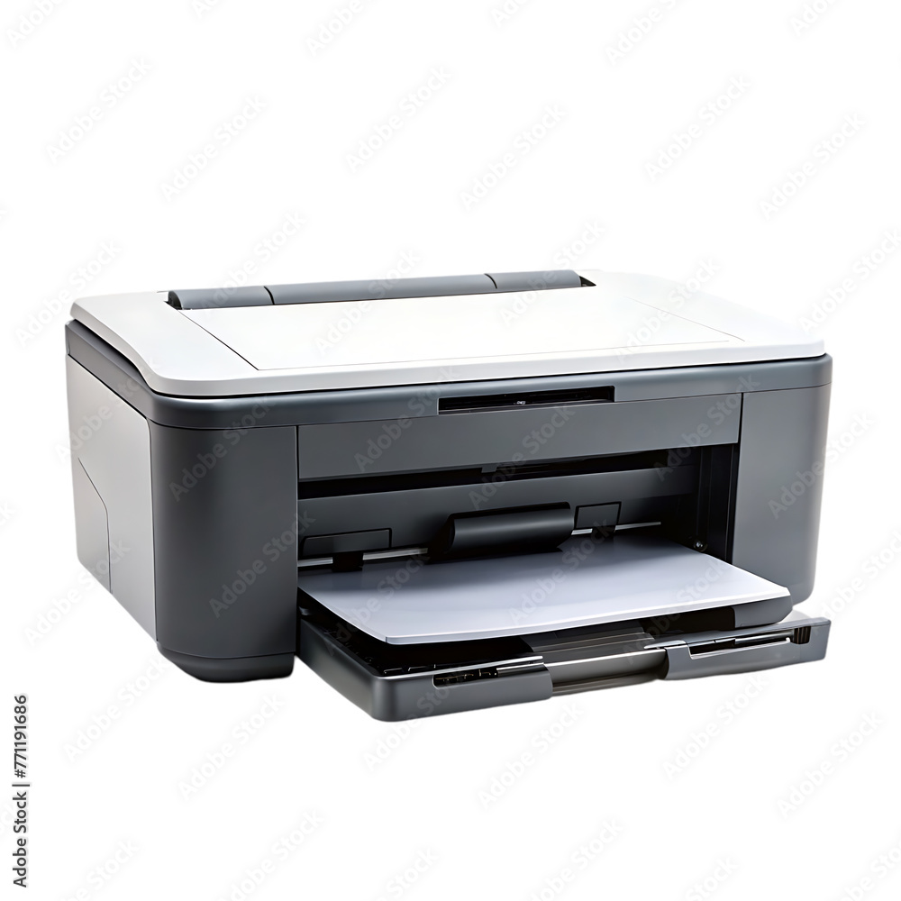 top view still life printer composition top view still life printer composition