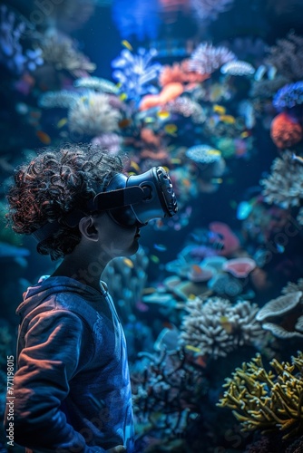 Virtual Reality simulation of Deep Sea Exploration © AlexCaelus