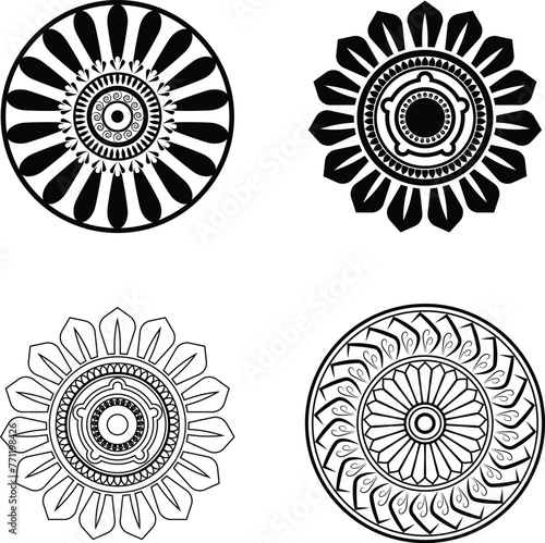 Lotus vector design, Sri Lanka style