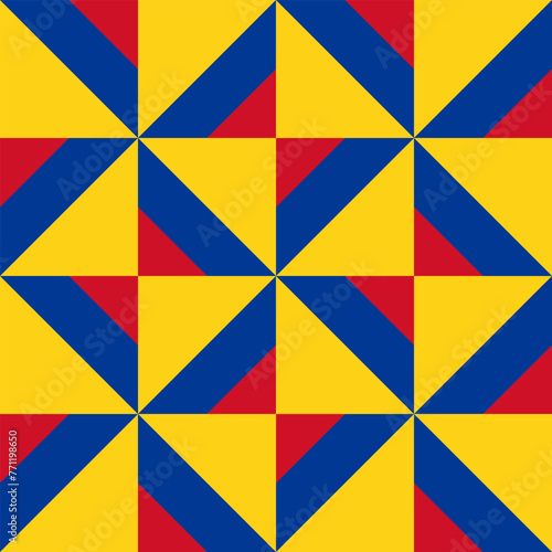 colombia flag pattern. latin background. vector illustration