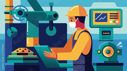 A closeup of a workers hands operating a hightech machine emphasizing the skilled labor and advanced production capabilities fostered by