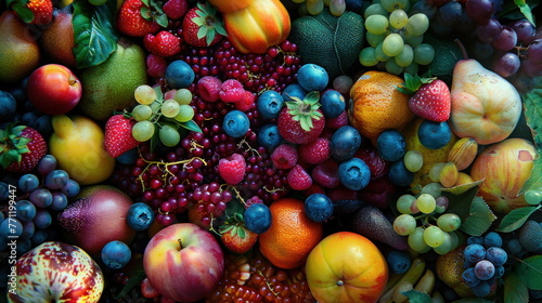 close up many fruit