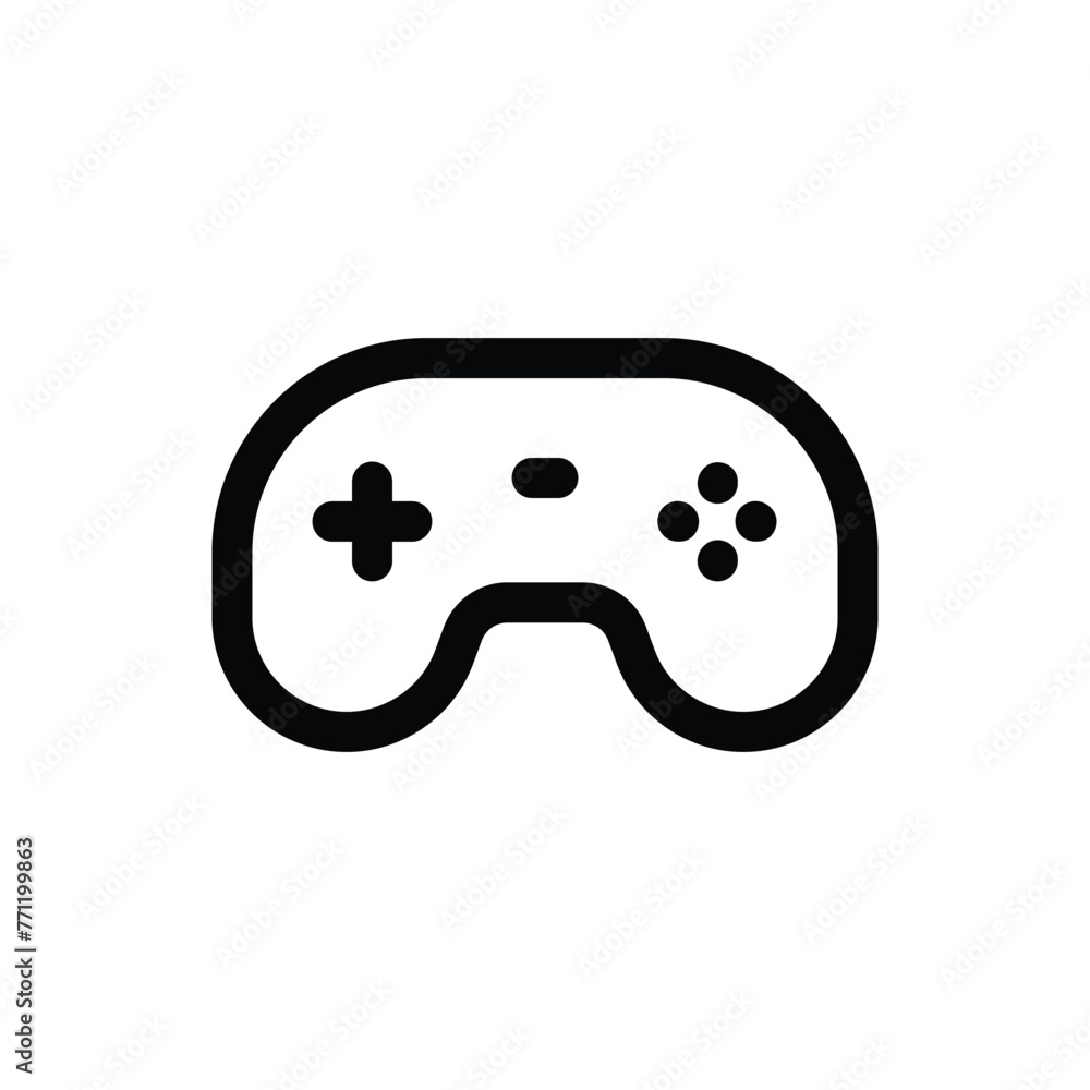 Game icon in trendy outline style isolated on white background. Game silhouette symbol for your website design, logo, app, UI. Vector illustration, EPS10. Game icon in trendy outline style isolated on white background. Game silhouette symbol for your website design, logo, app, UI. Vector illustration, EPS10.
