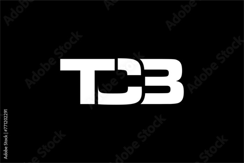 TCB creative letter logo design vector icon illustration