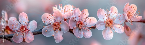 Blooming Beauty: Captivating Cherry Blossoms in the Freshness of Spring © hisilly