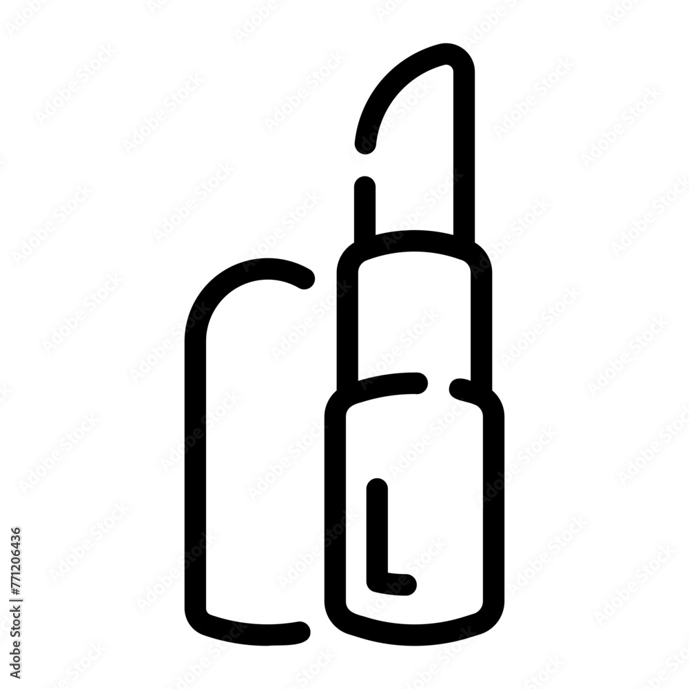 lip balm Line Icon lip balm Line Icon
