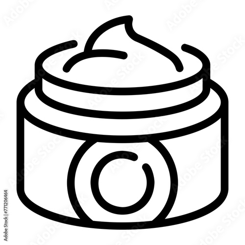 moisturizer Line Icon
