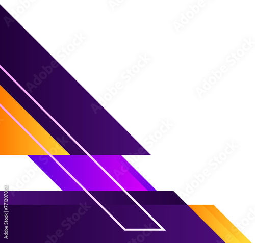 Vibrant Geometric Corner Decorations