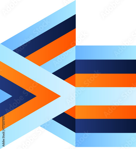 Vibrant Geometric Corner Decorations