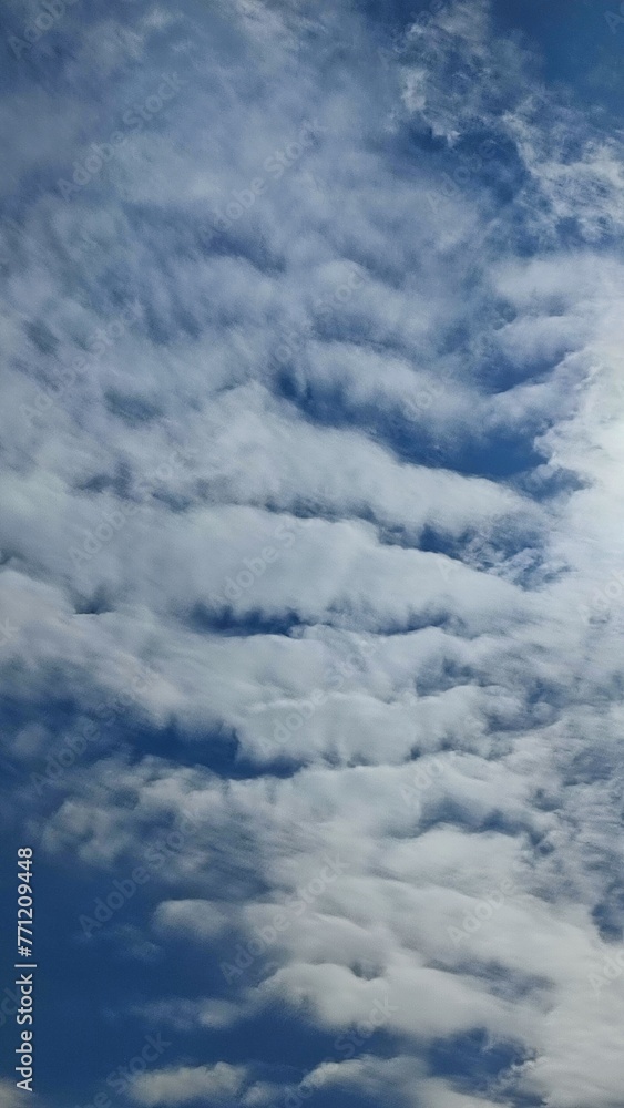 blue sky with clouds