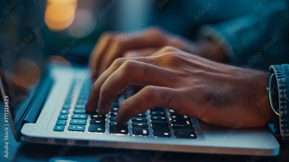 An intimate snapshot capturing the relentless drive of a startup founder, as their hands passionately navigate the keyboard, embodying the essence of entrepreneurial perseverance. An intimate snapshot capturing the relentless drive of a startup founder, as their hands passionately navigate the keyboard, embodying the essence of entrepreneurial perseverance.