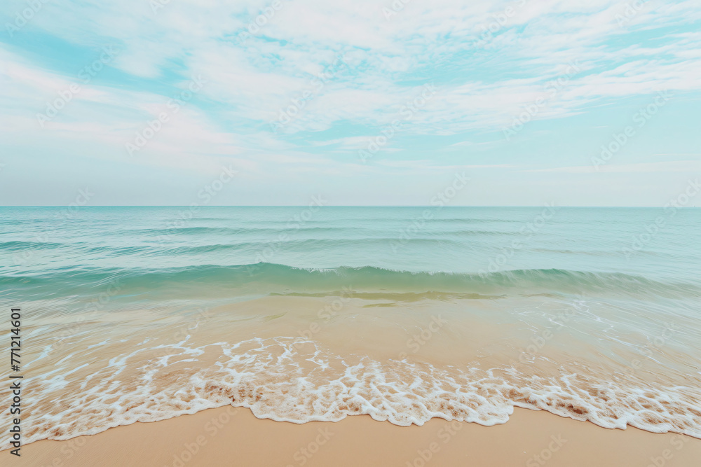 photo empty sea and beach background