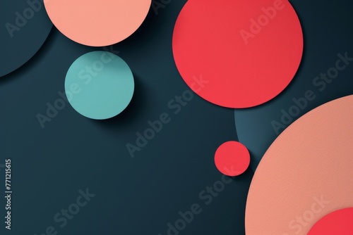 Colorful translucent spheres and shapes on gradient background. Soft  pastel-colored spheres with varying opacity overlap on a smooth blue to pink gradient backdrop  creating a dreamy  ethereal vibe