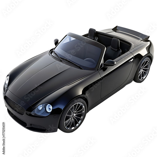 Obraz na płótnie hyper car on transparent background. 3d rendering - illustration