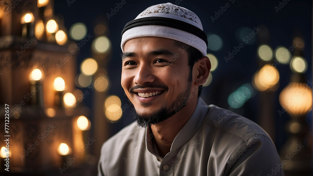 Obraz premium muslim islamic model