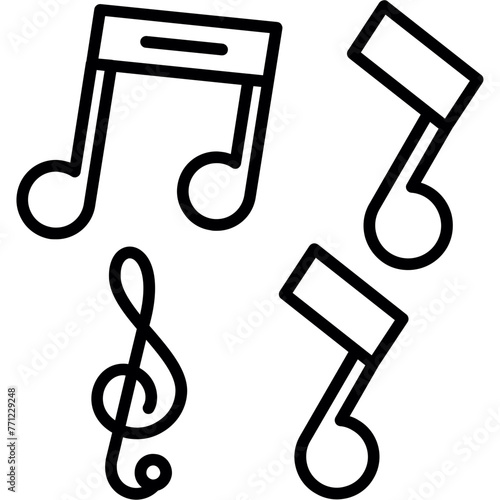 Musical Symbol Set icon