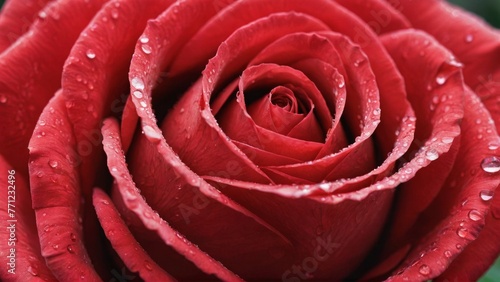 Serene Dew-Kissed Rose