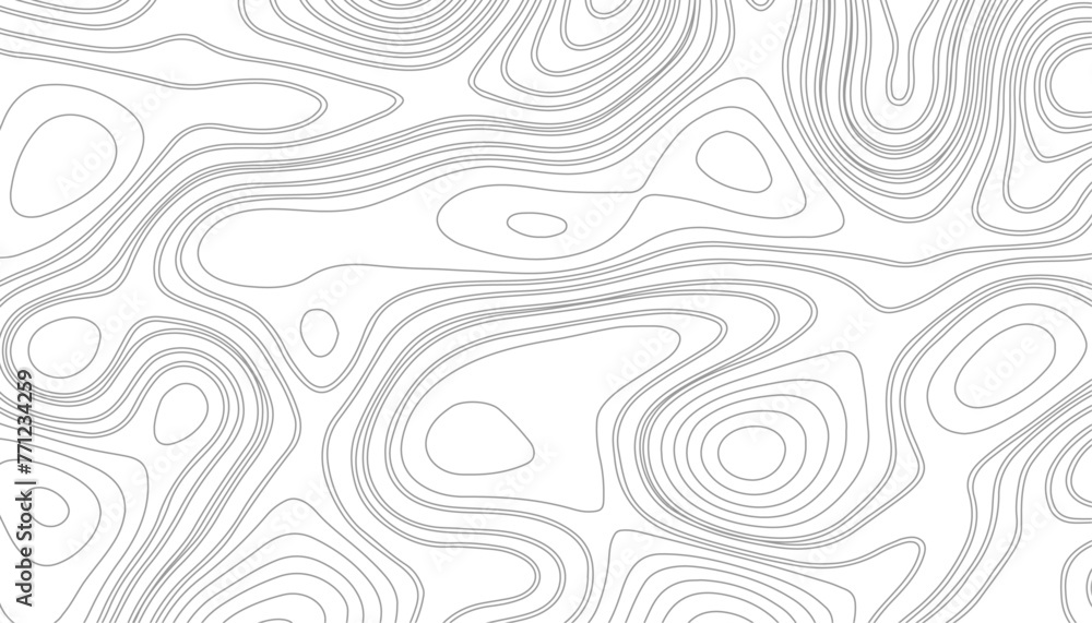 Contour map background Vector geography scheme and terrain Light topography grid map. Detailed topographic map background. 
