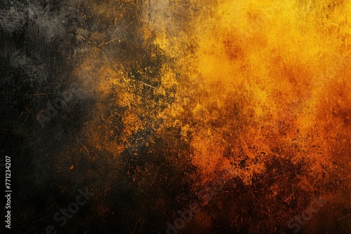 Abstract background with color gradient spots and burnt effect.