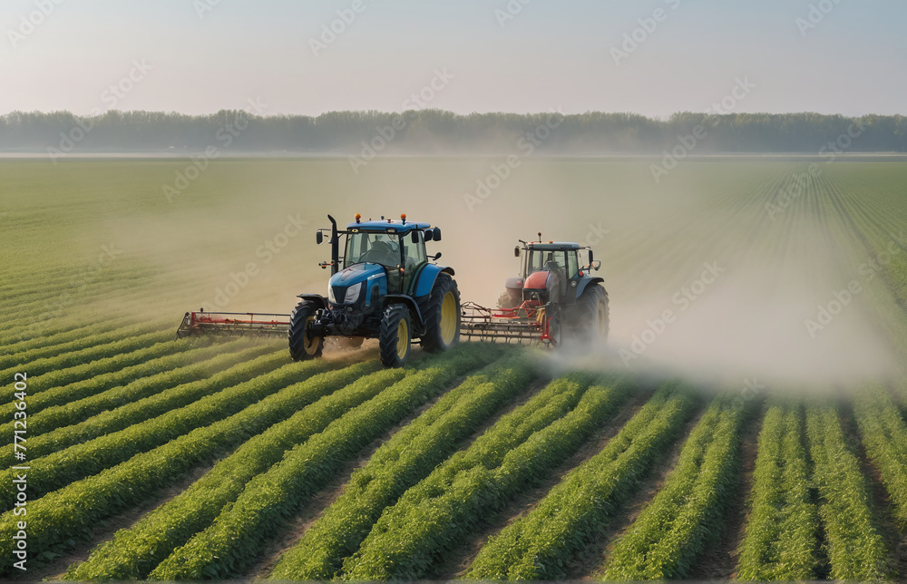 Fototapeta premium agriculture farm backdrop , detailed