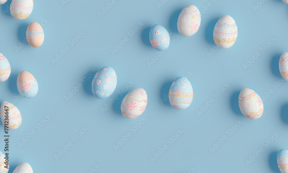 Easter. Abstract seamless pattern. AI generated.
Easter. Abstract seamless pattern. AI generated.