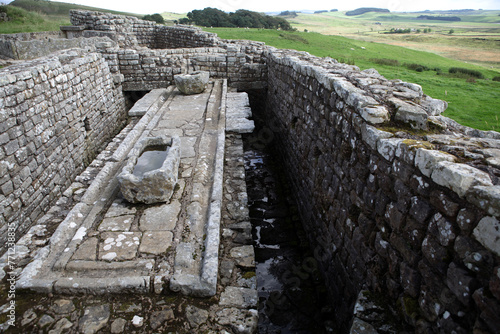 Along the Hadrian's wall between Twice Brewed and Chollerford - Northumberland - England - UK