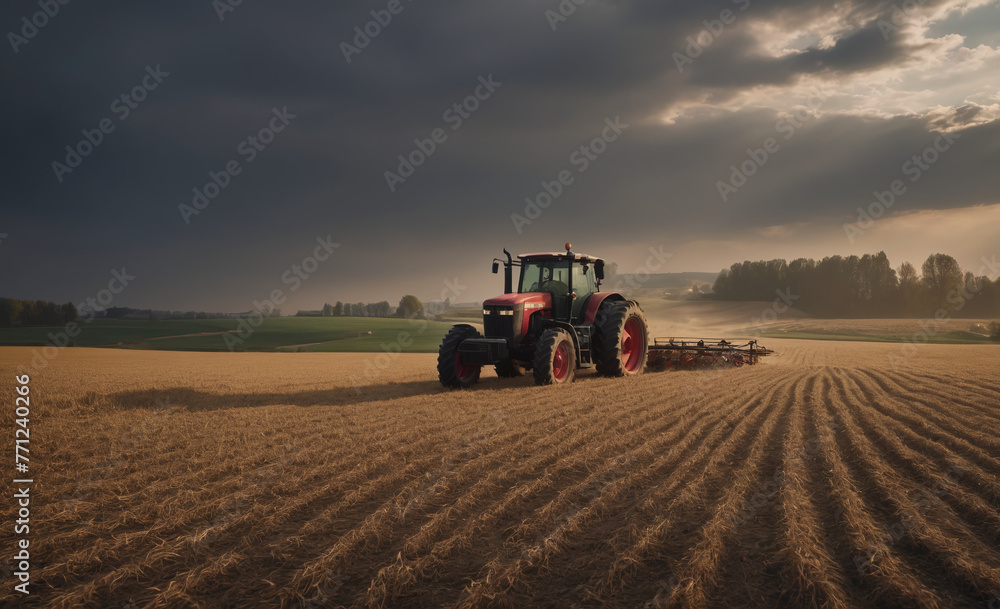Fototapeta premium agriculture farm backdrop , detailed