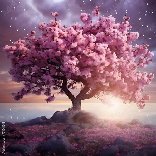 cherry blossom, sakura flower in spring season, close up © Laik Alam