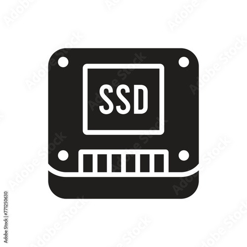 ssd icon vector