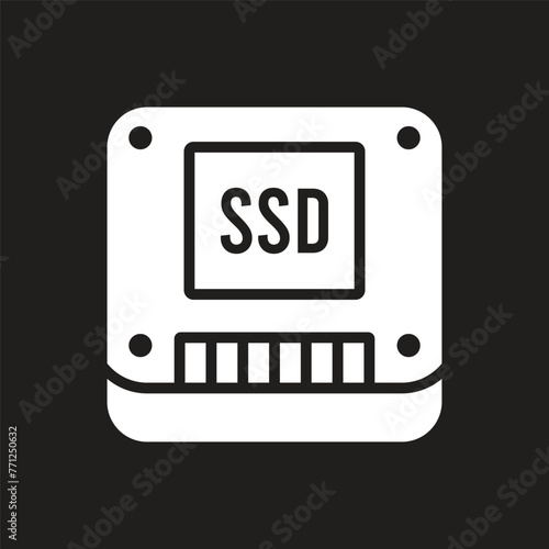 ssd icon vector