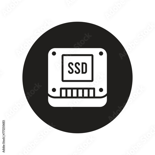 ssd icon vector
