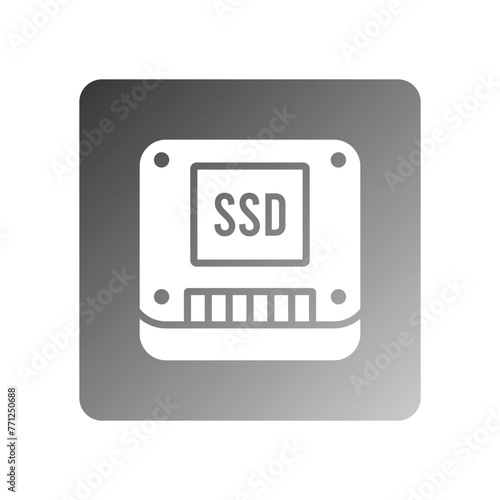 ssd icon vector