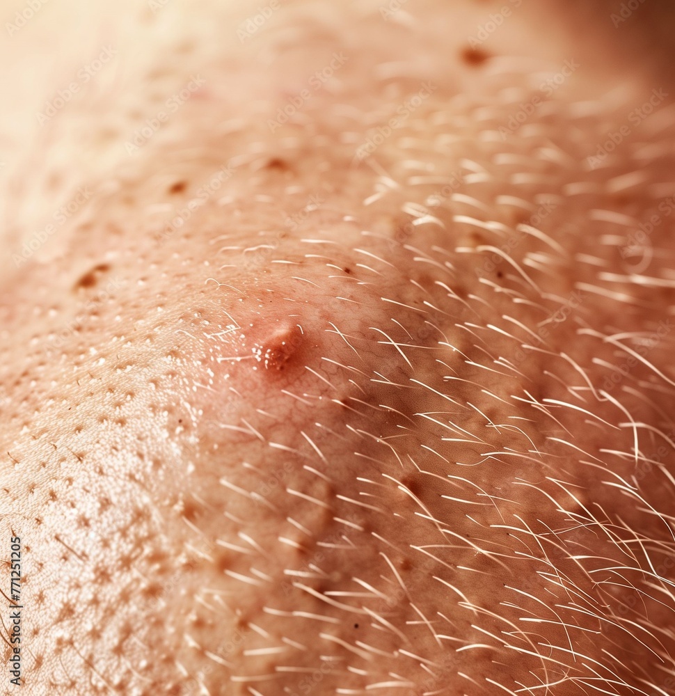 Fototapeta premium Images of ingrown hairs
