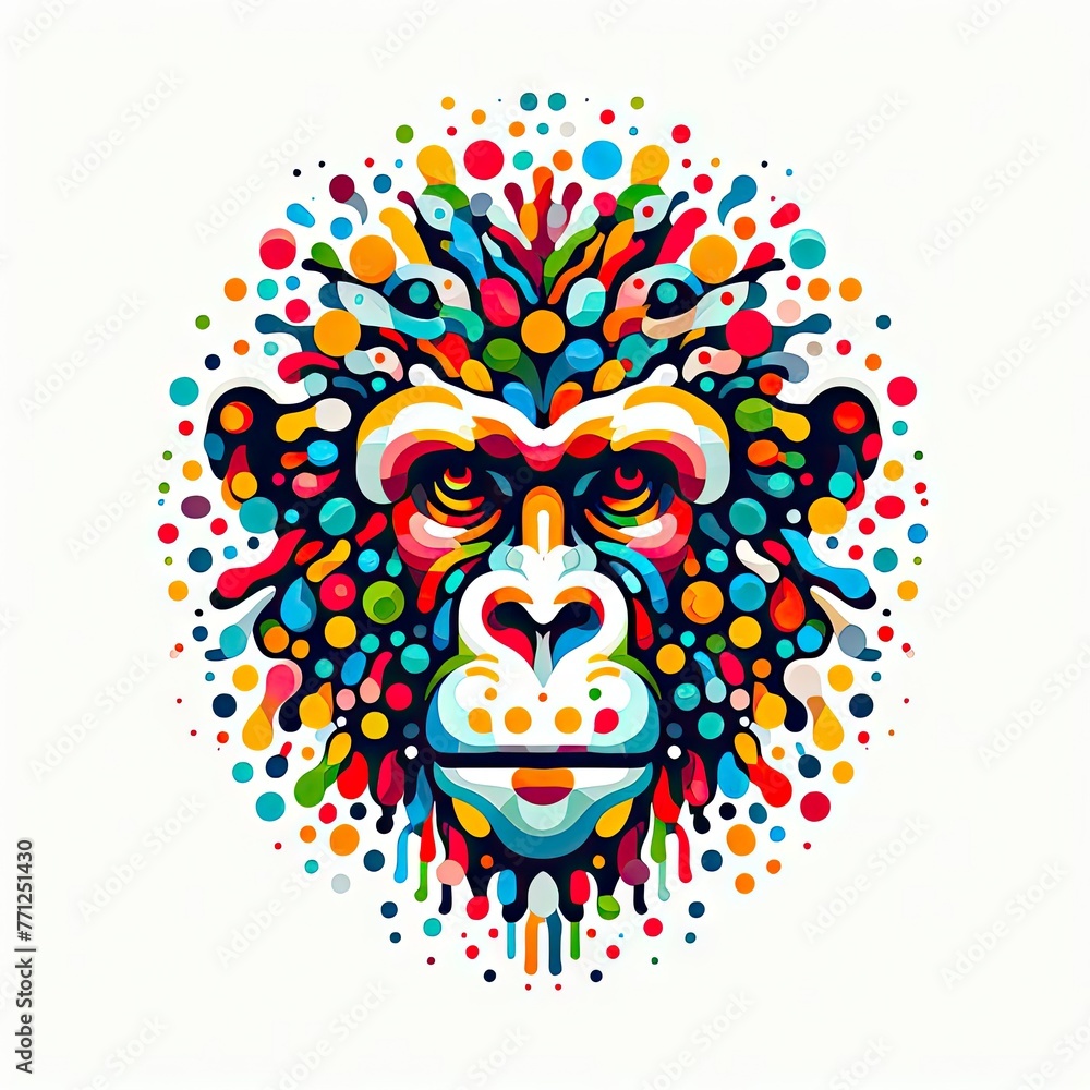 Isolated Colorful Animal on a Clear PNG Canvas, Generative AI Isolated Colorful Animal on a Clear PNG Canvas, Generative AI
