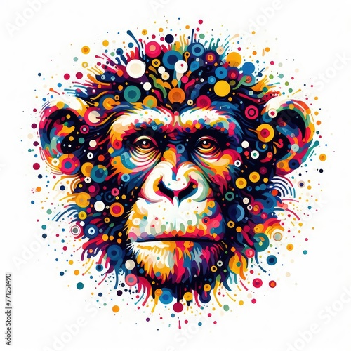 Isolated Colorful Animal on a Clear PNG Canvas, Generative AI